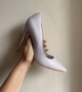 Liliowe szpilki DeeZee