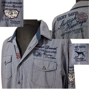 MĘSKA KOSZULA CAMP DAVID ROZMIAR XXXL/3XL 100% BAWEŁNA