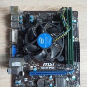 I5-4460 + 2x4gb Ram Crucial DDR3 1600MHz + Płyta MSI H81m-p33