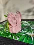 Koszyczek zajączek, Rózowy Koszyczek wiklinowy