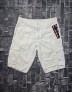 NAPAPIJRI SPODENKI MĘSKIE SZORTY CARGO BOJÓWKI LOGO PREMIUM