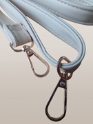 Pasek do torebki - regulowany - złote okucia - BEŻOWY