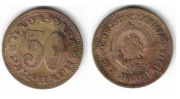 J01 Jugosławia 50 para 1965