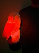 Lampka figura sowy oświetlenie lampa światło RGB