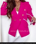 Marynarka a la BALMAIN Parma - fuksja