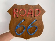 Napis świecący LED "Road66"