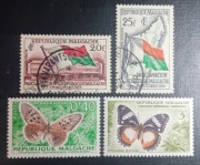 Republ.MALGACHE:1959r.Mi 442-3;446;449*/o