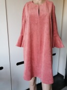 BCBGMAXAZRIA  GRUBSZA SUKIENKA KORALOWA TANIO! S