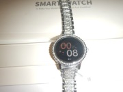 Smartwatch Damski Zegarek MENU PL Rozmowy SMS Puls SMART WATCH+2 PASKI