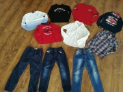 Nike  Zara Buty Zestaw Paka Ubrań Adidas Chłopiec R 5-8 lat 28 SZTUK