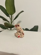 Figurka zajączki na tort z polewy czekoladowej