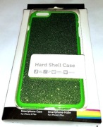 Etui Polaroid do iPhone 6 plus zielony brokat 