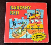 Radosny rejs. 5 stron z puzzlami.