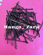 Wsuwki spinki Mango Zara do włosów 60 sztuk czarne brązowe zestaw
