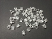 Spinki do włosów żabki kraby krabiki transparentne