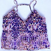 Top Panterka | Wiskoza | Animal Print | Cami Top | Rozmiar 38
