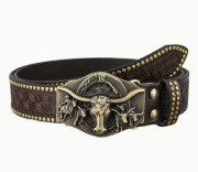 Pasek skórzany męski 115 cm