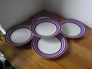 Stare talerze porcelanowe Włocławek  5 sztuk UNIKAT ZOBACZ 