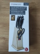 ERNESTO Zestaw noży w bloku