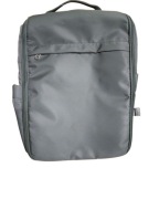 Plecak podróżny 40x25x20 cm – Khaki, Poliester, z wbudowanym przewodem USB