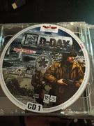 D-Day – strategiczna gra wojenna PC na płycie CD, klasyka retro