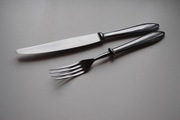 Gerlach kuty nóż widelec stołowy obiadowy kropla wody 2 szt 