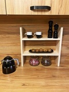 DREWNIANA półka, stojak, organizer, wieszak, kuchenna, do łazienki, 0312