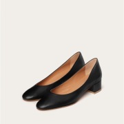 Buty czółenka baleriny BALAGAN skóra naturalna NOWE czarne 39