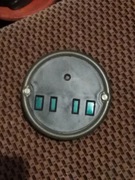 Lampa wojskowa PRL do jazdy nocnej