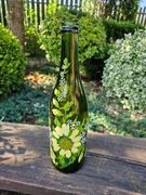 Butelka malowana ręcznie. Handmade. Piekna