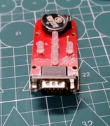 Tester do joysticków Commodore/Atari, układ zmontowany