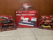 Zestaw kolekcjonerski Shell x Ferrari – 5 modeli + Shell Track Station