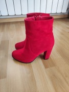Czerwone botki r. 40