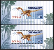 Nowodruki A i B ** z Fi 5479 "Dinozaury" (2025)
