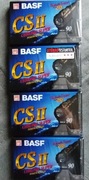 Kaseta magnetofonowa chtomowa BASF CS II Chrome super cztery sztuki 