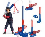 Baseball Gra dla Dzieci 4w1 Zabawka Sportowa Zręcznościowa na Dwór