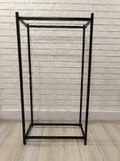 Nowy Stojak na drewno kominkowe czarny 