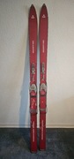 Stare Narty Fischer Red Master z wiązaniami Tyrolia - Marker 150cm