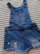 Jeans ogrodniczki spodenki Sinsay M 