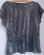 CEKINOWA CZARNA bluzka damska