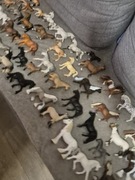 Bardzo duzy zestaw figurek koni/zrebakow schleich/collecta