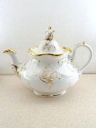 Ogromny secesyjny dzbanek imbryk KPM 1840/95 r. Krister bogato złocony