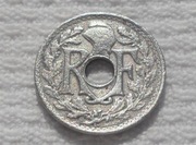 Francja III Republika 5 centymów centimes 1924 KM# 875