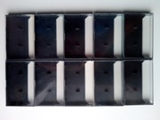 Zestaw 10 sztuk pudełka na kasety magnetofonowe lata 90-te