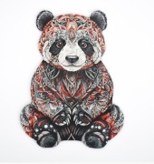 Psychodeliczne puzzle drewniane Clumsy Panda 147 elementów