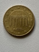 Moneta 10 Euro Cent 2002r A Niemcy