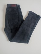 Hollister młodzieżowe spodnie jeans czarne r W26 L27 pas 68cm