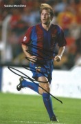 Gaizka MENDIETA autograf! zdjęcie 10x15 FC BARCELONA HISZPANIA