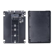 obudowa 2,5" ADAPTER SATA3 M.2 NGFF SSD czarny