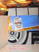 Pościel dziecięca bawełniana 100% Hot Wheels 160x200 + 70x80 cm
